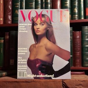 Vogue Red and Black Cover Coffee Table Book